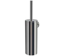 Spirella Scopino WC "NYO" in acciaio inox di alta qualità, per il montaggio a parete e da incollare, Argent