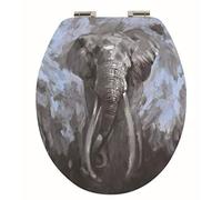 Spirella Sedile WC MDF “Elephant” Freno anticaduta con Finitura Lucida e Cer