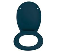 Spirella - Sedile WC Rigido Termico Neela - Cerniere in ABS Cromato, Coperchio W