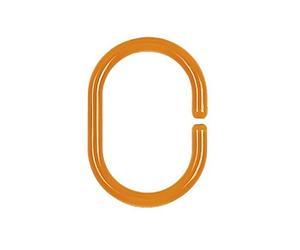 Spirella Set di 12 Anelli per Tenda da Doccia Minor Arancione Chiaro