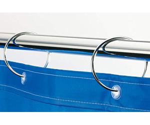 Spirella Set di 12 Anelli per Tenda da Doccia Ringo cromati