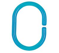 Spirella Set di 12 Anelli per Tende da Doccia C-Minor Azzurro