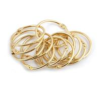 Spirella Set di 12 Anelli per Tende da Doccia Ringo Small Gold