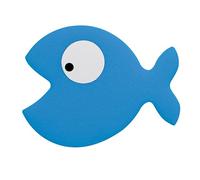 Spirella Set di 5 Figure adesive Hungry in PVC per Doccia o Vasca da Bagno Antiscivolo 12,5x10 cm Blu