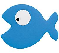Spirella Set di 5 Figure adesive Hungry in PVC per Doccia o Vasca da Bagno Antiscivolo 12,5x10 cm Blu