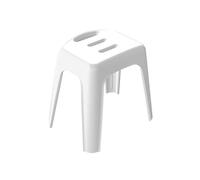 Spirella Sgabello da Doccia HOCKER Bianco - Max 130 kg