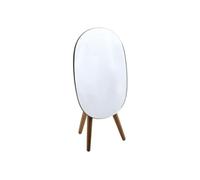 Spirella Specchio da Tavolo per Trucco Specchio da Bellezza Specchio cosmetico Specchio da Trucco con Piedini in Legno di Acacia Alesia.