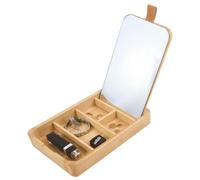 Spirella Specchio Rettangolare in bambù portagioielli ALAIS