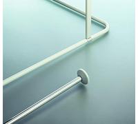 Spirella Supporto a soffitto Asta Doccia, Modello Magic Universal, Bianco