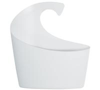 Spirella Sydney - Cesto doccia con gancio da appendere, 30,5 x 27,5 x 10 cm, colore: Bianco