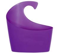 Spirella SYDNEY - Cesto portaoggetti grande, colore: Nero, Polipropilene, Viola, 30.5 x 27.5 x 10 cm