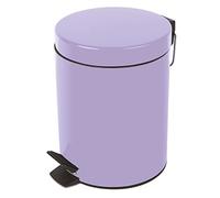 Spirella, Sydney-Pattumiera a Pedale, in Acciaio, Design Elegante e Pratico, capacità di 5 Litri, Ideale per Bagno o Cucina, Colore Lavanda, Misura 5 l, Viola