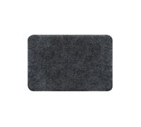 Spirella - Tappetino da bagno - Accessorio da bagno in acrilico morbido e confortevole - Ideale per il bagno - Antiscivolo e facile da pulire - Dimensioni 55x65cm - Colore nero