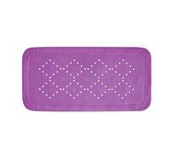 Spirella Tappetino da Bagno, Accessorio da Bagno Orchidea Morbido e Assorbente, Ideale per Il Bagno, Design Elegante e Confortevole, Dimensioni 71 x 36 cm, Colore Orchidea