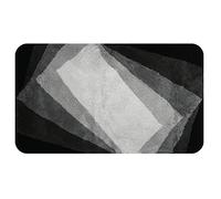 Spirella Tappetino da Bagno Acrilico Kali 70x120 cm Nero e Grigio