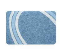 Spirella Tappetino da Bagno Curve in Microfibra 70x120 cm Blu