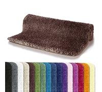 Spirella - Tappetino da bagno in microfibra Highland - Antiscivolo, ad asciugatura rapida e lavabile - 100% poliestere morbido e resistente - Mocha - 70 x 120 cm
