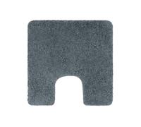 Spirella - Tappetino da bagno in microfibra Highland - Antiscivolo, ad asciugatura rapida e lavabile - 100% poliestere morbido e resistente - Grigio granito - 55 x 55 cm
