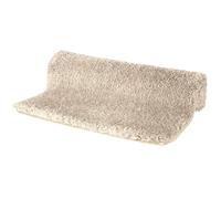 Spirella - Tappetino da bagno in microfibra Highland - Antiscivolo, ad asciugatura rapida e lavabile - 100% poliestere morbido e resistente - Ecrù - 60 x 90 cm