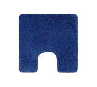Spirella - Tappetino da bagno in microfibra Highland - Antiscivolo, ad asciugatura rapida e lavabile - 100% poliestere morbido e resistente - Blu navy - 55 x 55 cm