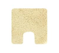 Spirella - Tappetino da bagno in microfibra Highland - Antiscivolo, ad asciugatura rapida e lavabile - 100% poliestere morbido e resistente - Giallo chiaro - 55 x 55 cm