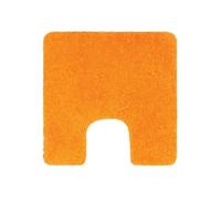 Spirella - Tappetino da bagno in microfibra Highland - Antiscivolo, ad asciugatura rapida e lavabile - 100% poliestere morbido e resistente - Arancione - 55 x 55 cm