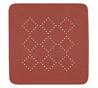 Spirella Tappetino da Bagno per Doccia, Antibatterico, Antiscivolo, con Ventose - Alaska Terracotta, Rosso, Circa 55 x 55 cm