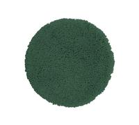 Spirella - Tappetino da bagno rotondo in microfibra Highland - Antiscivolo, ad asciugatura rapida e lavabile - 100% poliestere resistente e durevole - Verde scuro - Ø60 cm