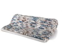 Spirella Tappetino da Bagno Tappetino da Doccia „Kito“ Morbido Pelo Lungo in Microfibra Antiscivolo Utilizzo con Riscaldamento a Pavimento Asciugatura Rapida 60x90 cm Ice Berry Grigio