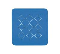 Spirella - Tappetino Doccia Alaska in PVC Schiuma - Tappetino Bagno Antiscivolo, Ventose + Fori Drenaggio Antimuffa - 55 x 55 cm - Blu Elettrico