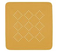 Spirella - Tappetino Doccia Alaska in PVC Schiuma - Tappetino da Bagno Antiscivolo con Ventose + Fori di Drenaggio Antimuffa - 55 x 55 cm - Arancione