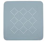 Spirella - Tappetino Doccia Alaska in PVC Schiuma - Tappetino da Bagno Antiscivolo con Ventose + Fori di Drenaggio Antimuffa - 55 x 55 cm - Grigio Chiaro