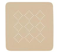 Spirella - Tappetino Doccia Alaska in PVC Schiuma - Tappetino da Bagno Antiscivolo, Ventose + Fori di Drenaggio Antimuffa - 55 x 55 cm - Beige Bahamas