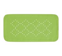 Spirella - Tappetino per Vasca da Bagno Alaska in Schiuma di PVC - Tappetino da Bagno Antiscivolo con Ventose + Fori di Drenaggio Antimuffa - 91 x 36 cm - Kiwi