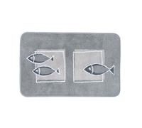 spirella - tappeto bagno scendiletto, Andros Grey 55 X 85 Alf.TEX