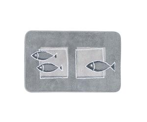 spirella - tappeto bagno scendiletto, Andros Grey 55 X 85 Alf.TEX