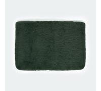 Spirella - Tappeto da Bagno Bree in Acrilico Antiscivolo, Asciugatura Rapida, Effetto Melange, Lavabile in Lavatrice, Adatto all'asciugatrice - 60 x 90 cm - Verde Scuro