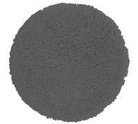 Spirella Tappeto da Bagno in Microfibra a Pelo Lungo, Antiscivolo, Adatto per Riscaldamento a Pavimento, Rotondo, 110 cm, Grigio Granito