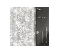 Spirella Tenda da Doccia Elements by Nova in Poliestere 180x200 cm Grigia