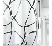 Spirella Tenda da Doccia in Nastro di Poliestere 180x200 cm Grigio Perla