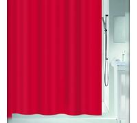 Spirella Tenda da Doccia in Poliestere Atlas 180x200 cm Rosso