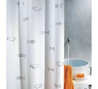 Spirella Tenda da Doccia in Poliestere Kos 240x200 cm Argento