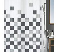 Spirella Tenda da Doccia in Poliestere, Parte 180x200cm, Grigio