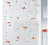 Spirella Tenda da Doccia in Vinile 180x200, Colore: Arancione