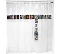 Spirella Tenda da Doccia PEVA Cartolina 180x200 cm Trasparente