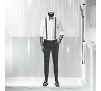 Spirella Tenda da Doccia PEVA Dandy 180x200 cm Nera