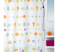 Spirella Tenda da Doccia Poliestere Happy Fish 180x200cm Multicolore