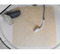 Spirella Trix Eco Tappetino per la Doccia Natura Beige 55x55cm. 100%