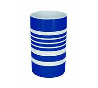 Spirella Tubo in Vetro Rigato, Blu