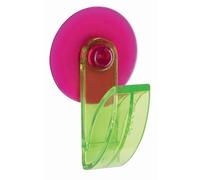 Spirella, Ventosa Tulipano, Design Elegante e Pratico per Il Bagno, Fissaggio Forte, Ideale per Appendere i Tuoi Accessori, Misura Standard, Colore Kiwi/Fucsia
